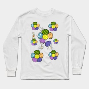 Viele Blüten nähen Long Sleeve T-Shirt